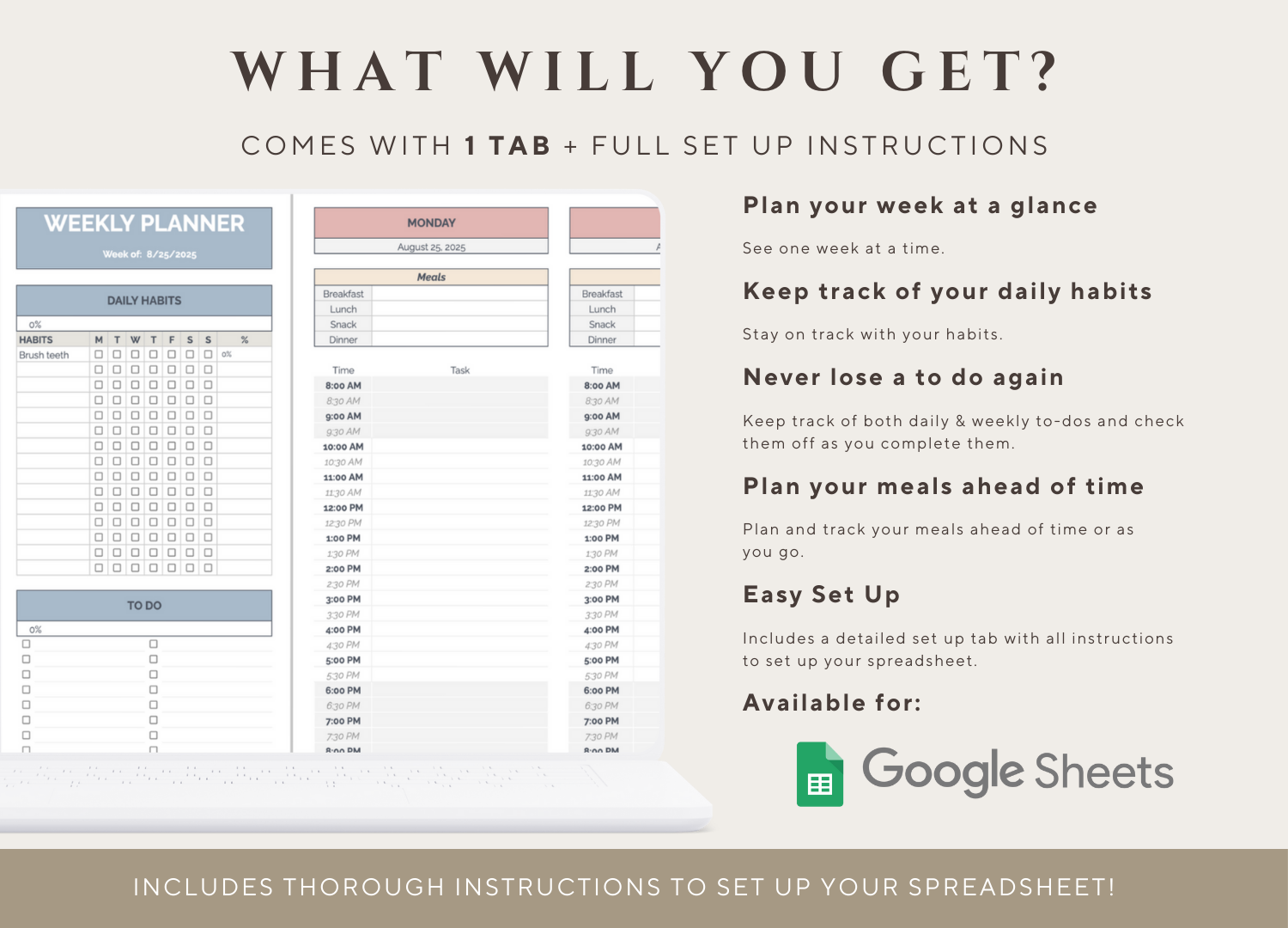 My Weekly Planner