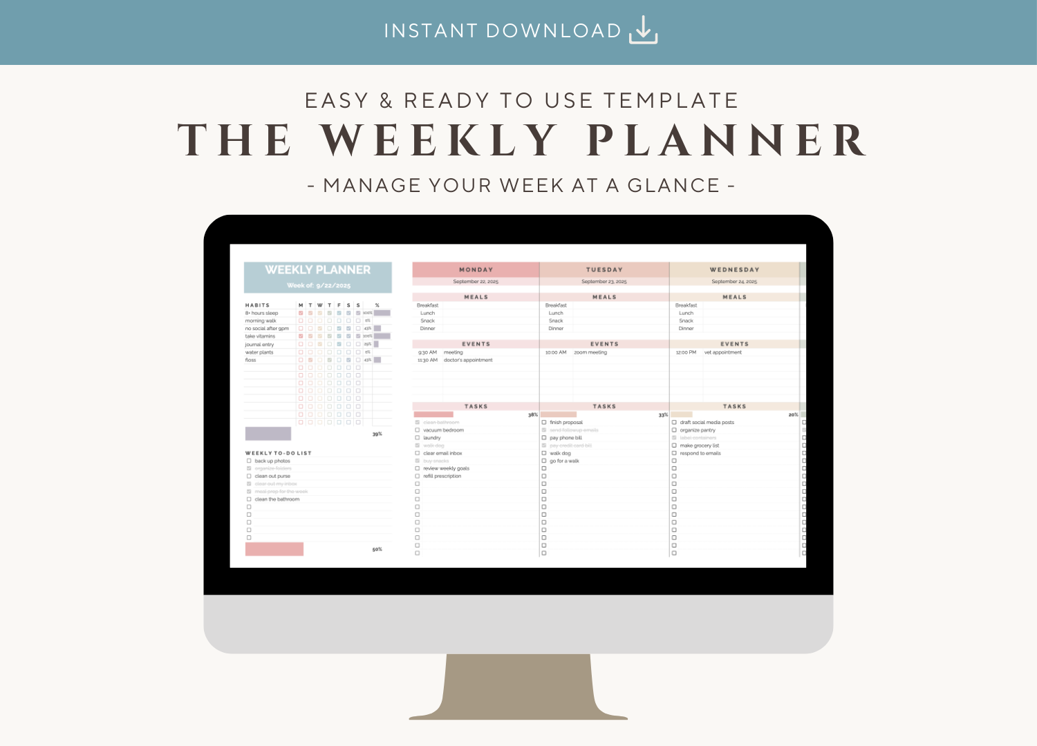 The Weekly Planner