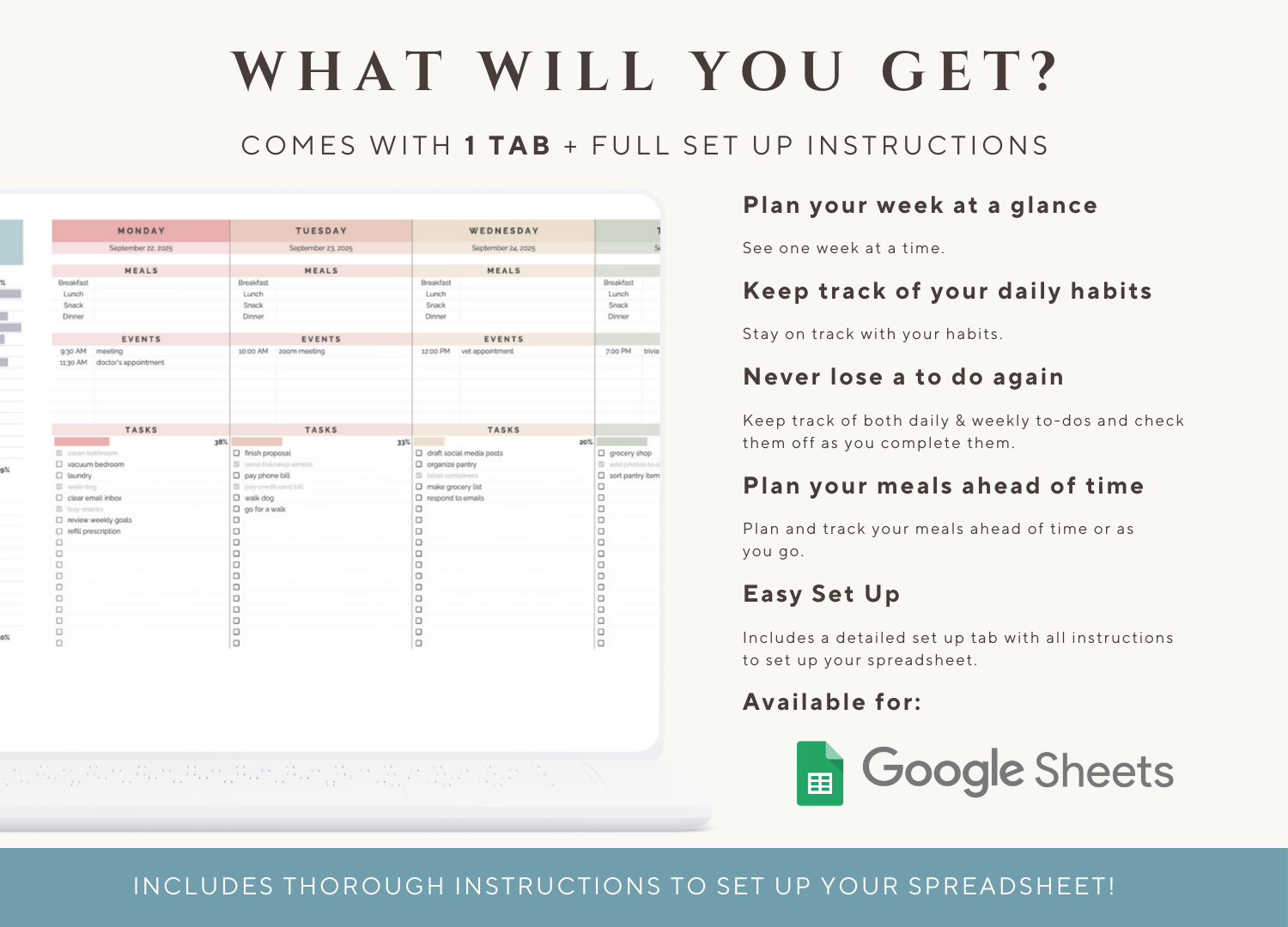 The Weekly Planner