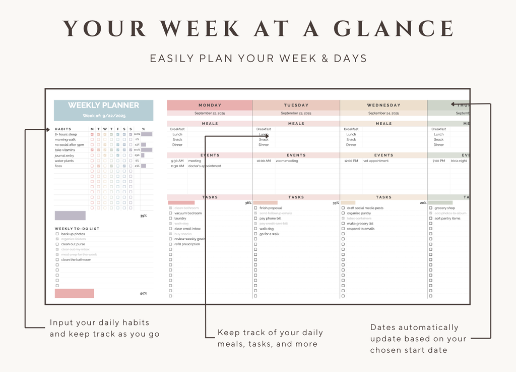 The Weekly Planner