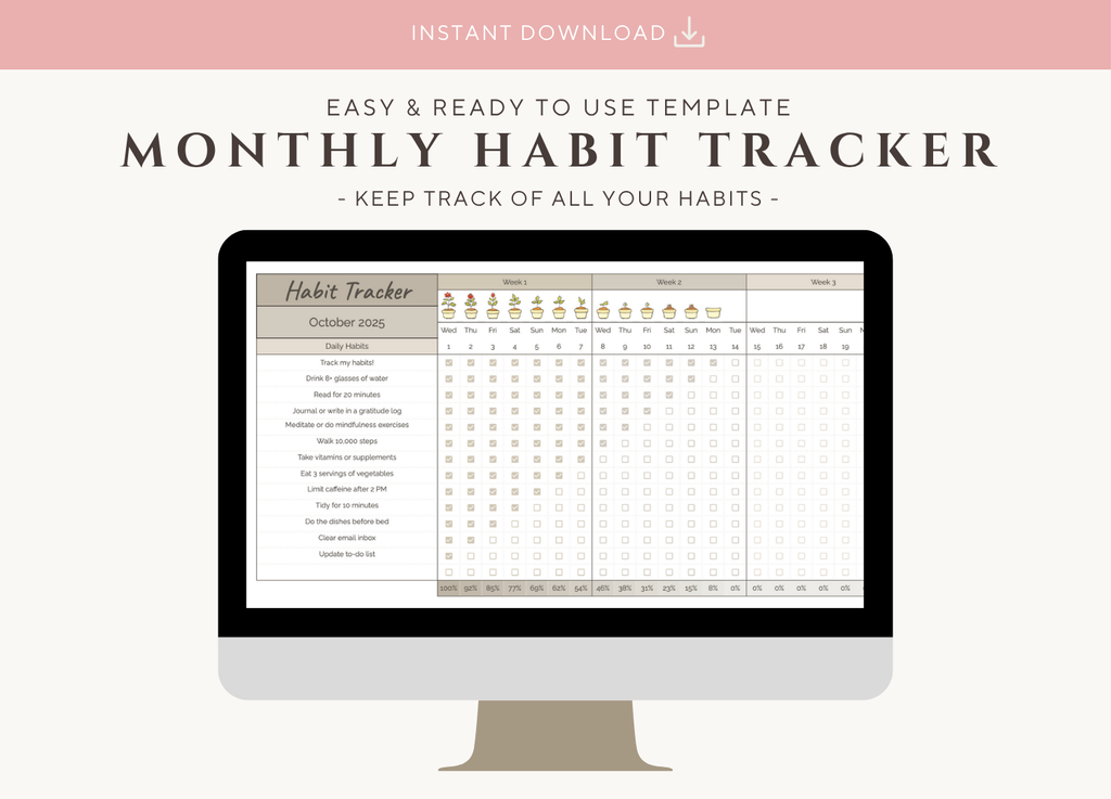 Monthly Habit Tracker