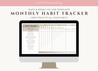 Monthly Habit Tracker