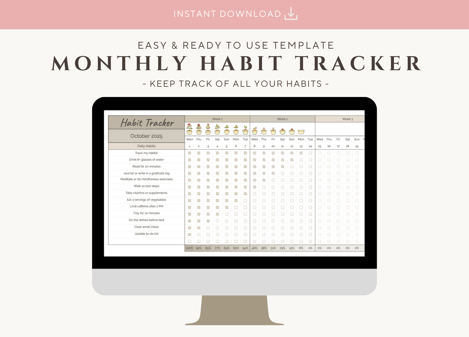 Weekly Habit Tracker