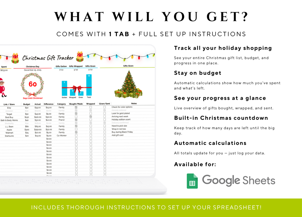 Christmas Gift Tracker