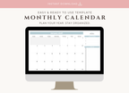 2026 Monthly Calendar