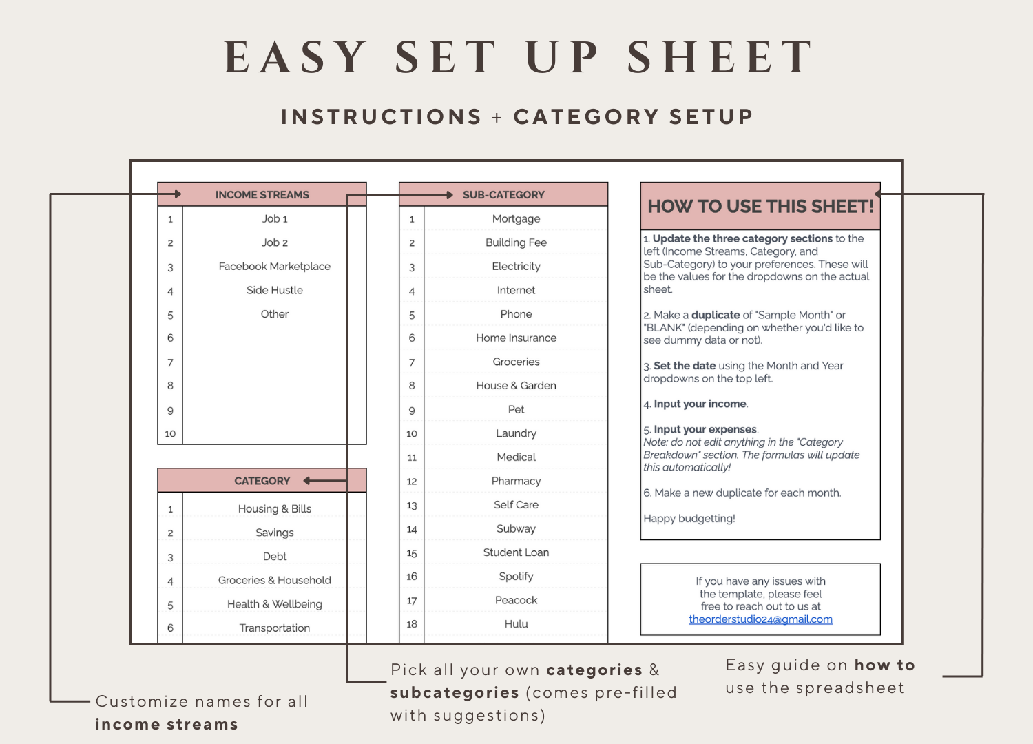 Monthly Budgeting Planner