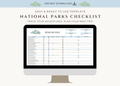 National Parks Checklist