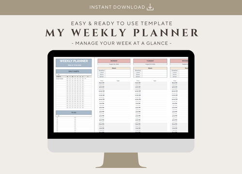 My Weekly Planner