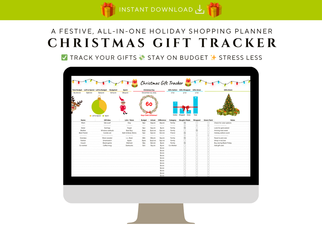 Christmas Gift Tracker