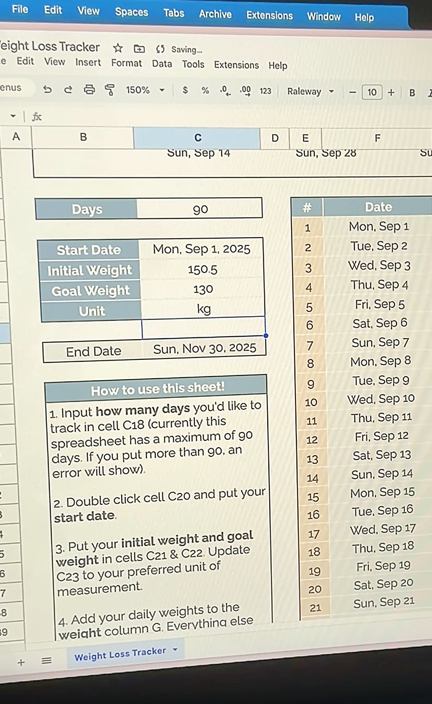 Weight Loss Tracker